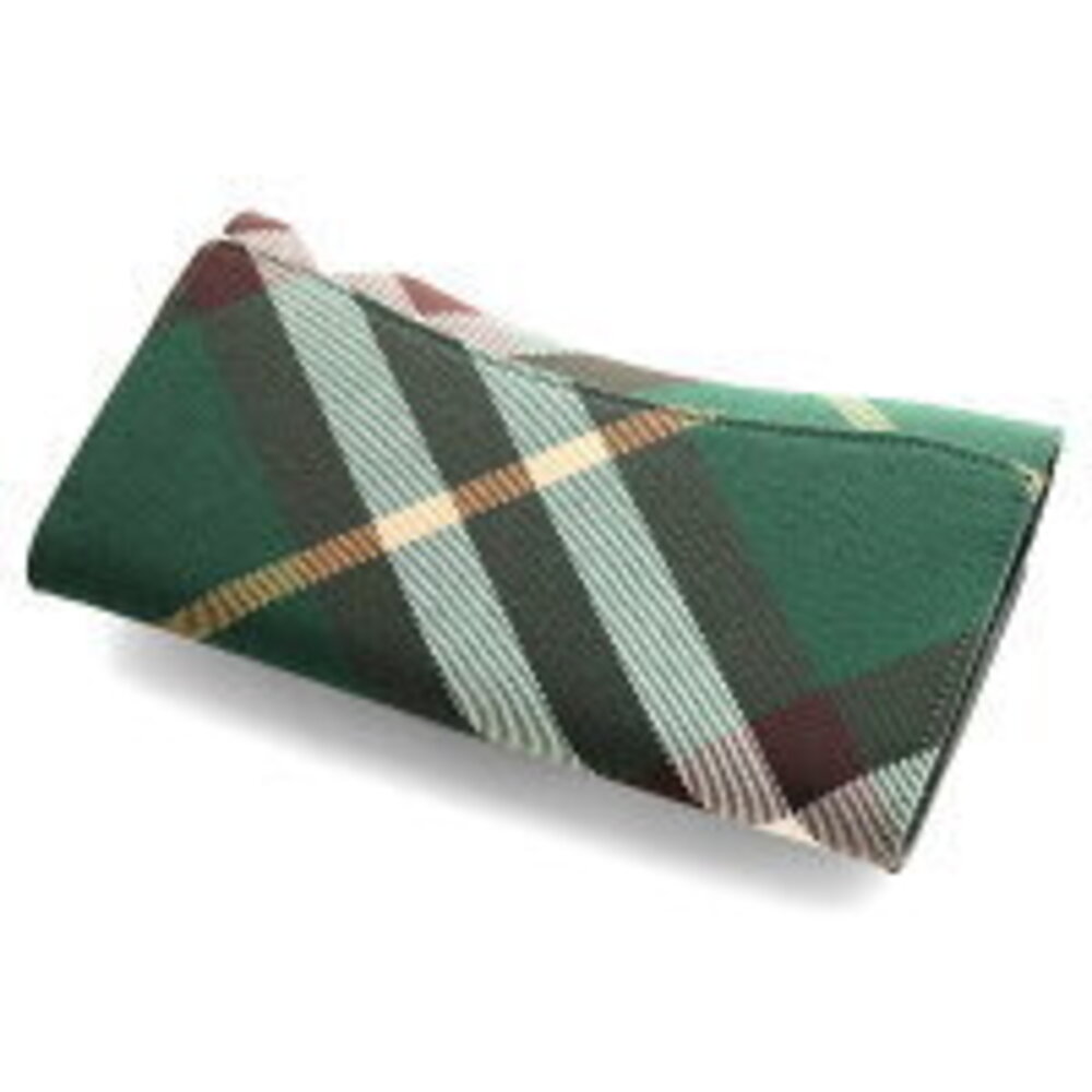 Burberry Green Check Ivy Rocking Long Wallet Horse - Picture 5 of 5